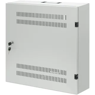 Intellinet Network Solutions Intellinet 713641 Schrank 19 Zoll mit niedrigem Profil mit horizontalen Pfosten 4U und vertikalen 2U Grau