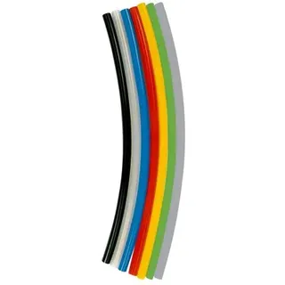 Riegler Polyurethanschlauch, Schlauch-Ã ̧ 10x1 mm, silb., Rolle Ã 25 m