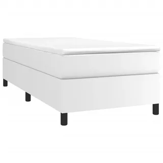 vidaXL Boxspringbett 90 x 200 cm weiß