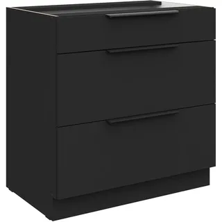 Küchen-Preisbombe Unterschrank SIENA 80 x 0 x 0 cm Schwarz