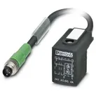 Phoenix Contact 1237130 Sensor-/Aktor-Kabel SAC-2P-M8MS/6,0-PUR/BI-1L-Z180 SAC2PM8MS60PURBI1LZ180  - 50 Stück