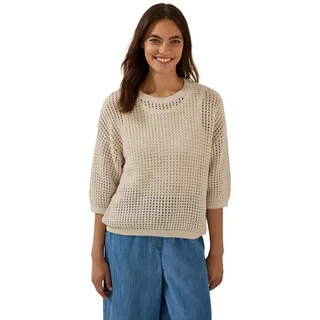 Cecil Damen B303266 Pullover, Pearl Beige Mel, L - L