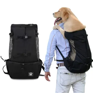 Woolala Hunderucksack-Rucksack für Welpen, Rucksack mit wasserdichter Auskleidung, vorne herausnehmbar, kleines Haustier-Reisegepäck für Wandern, Spazierengehen, Radfahren