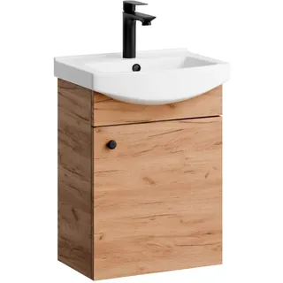 Planetmöbel Waschtischunterschrank 45cm Gold Eiche