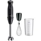 Braun MultiQuick 5 MQ50.051M, Stabmixer mit PowerBell Plus Technologie, 21 Geschwindigkeiten & Turbo, EasyClick Plus System, Edelstahl, inklusive Schneebesen und 600ml Becher, 1000W, Schwarz