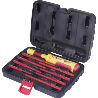 TOOLCRAFT 0.5-3 Nm VDE, Elektriker Drehmoment-Schraubendreher-Set 9teilig