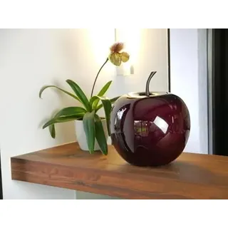 Deko-Artikel Apfel Ø15 x H18cm aus Fiberglas in Hochglanz rot