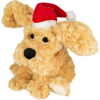 Xtrem Singender Hund X-Mas Bello Shout/Merry Christmas, Höhe 27 cm