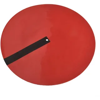 Anti-Vibrations-Silikon-Plattenspieler-Matte, Standard-Plattenspieler-Modelle (rot)