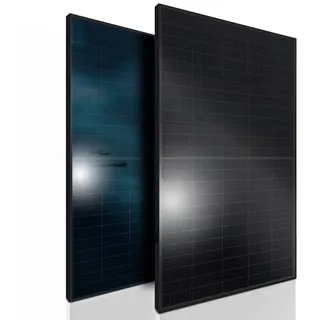 sunniva SUNNIVA® Solar Module - Bifacial 598 Watt Black Frame FULL BLACK - Glas Glas - PMax 460W - Setwahl Solarpanele, Bifazial, IP68, PV-Modul, Photovoltaik