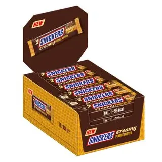 Snickers Creamy Peanut Butter Schokoriegel 24 Stück