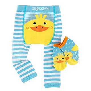 Zoocchini Baby-Leggings und Socken, rutschfest, 6-12 Monate