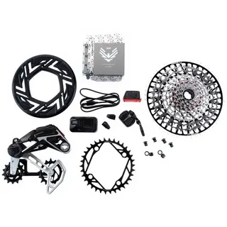 Sram Xx Eagle E-mtb 104bcd Transmission Axs Fahrradkomponentengruppe - Black - 10-52t