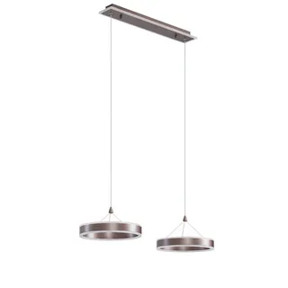 LUCANDE Kolo dimmbar Modern in Braun Eisen,