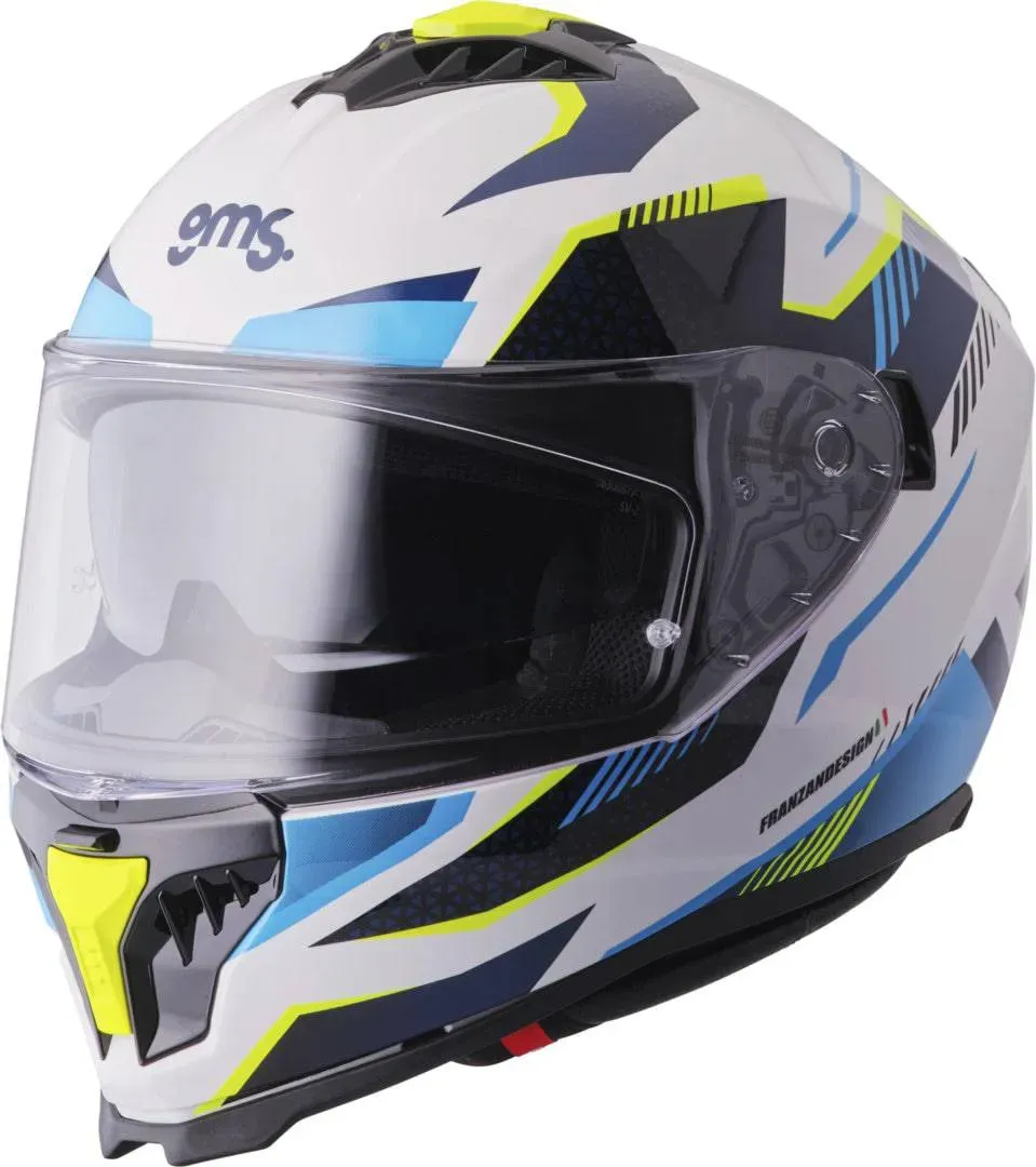 Gms Integralhem Gelero weiss-blau-gelb - S