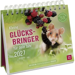 Groh Verlag Postkartenkalender Kleine Glücksbringer für dein Jahr 2027