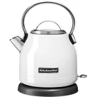 KitchenAid 5KEK1222EWH 1.25 L Wasserkocher, Edelstahl, 17.8 x 22.6 x 26.2 cm, LED-Leuchtanzeige, austauschbarer Kalkfilter, weiss