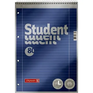 Brunnen Collegeblock A4 Spirale oben Lin.27 Premium