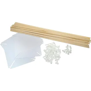 buttinette Windrad-Bastelset, 20 Stück