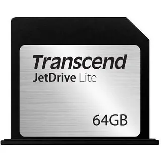 Transcend JetDrive Lite 350 64GB MacBook Pro 15 Retina (64 GB), Speicherkarte, Schwarz