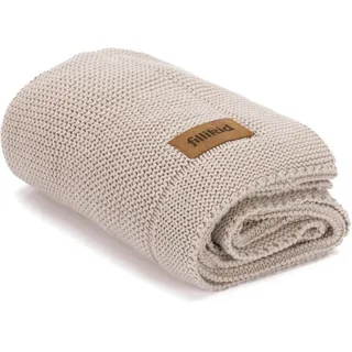 fillikid Babydecke »Strick 80x100 cm, grau