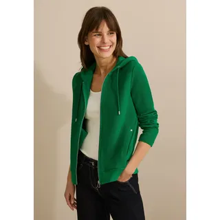 Cecil Kapuzensweatjacke, mit Kapuze mit Tunnelzug Cecil garden green L
