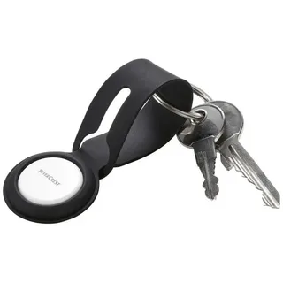 Silvercrest SILVERCREST® Smart Tag Finder - für Apple Find My / Apple Wo ist - mit Anhänger - Schwarz AirTag - Schwarz