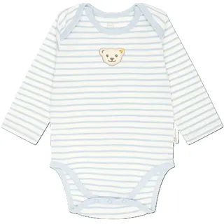 Steiff Baby Body Teddy-Patch, für Babys und Kleinkinder, 6073 Celestial BLU, 80