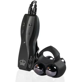 Vibro-Penisring „JETT“ mit 5 Vibrationsmodi, hohe & tiefe Frequenzwellen, schwarz