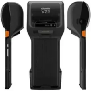 SUNMI V2s PLUS, Scanner und NFC, - drahtloses Datenkassensystem, Barcode-Scanner, Orange, Schwarz
