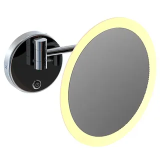 Steinberg Serie 650 Kosmetikspiegel, LED-Beleuchtung, Touchsensor, dimmbar, 5-fach Vergrößerung, 6509030