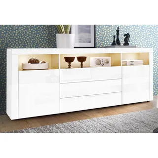 borchardt Möbel Sideboard Santa Fe, Breite 166 cm weiß