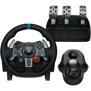 Logitech G29 SE Driving Force Rennlenkrad und Pedale Schwarz für PS5 / PC