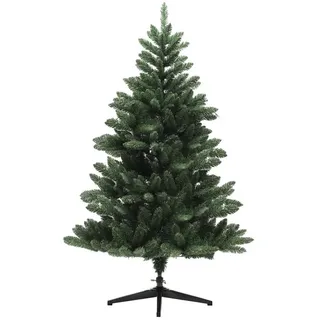 Homcom Künstlicher Weihnachtsbaum, 150 cm Christbaum mit 565 Spitzen, faltbar Stahlfuß, flammhemmend, für Weihnachten Deko, Indoor, Grün Aosom