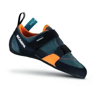 Scarpa Force V Blau/Orange 40,5