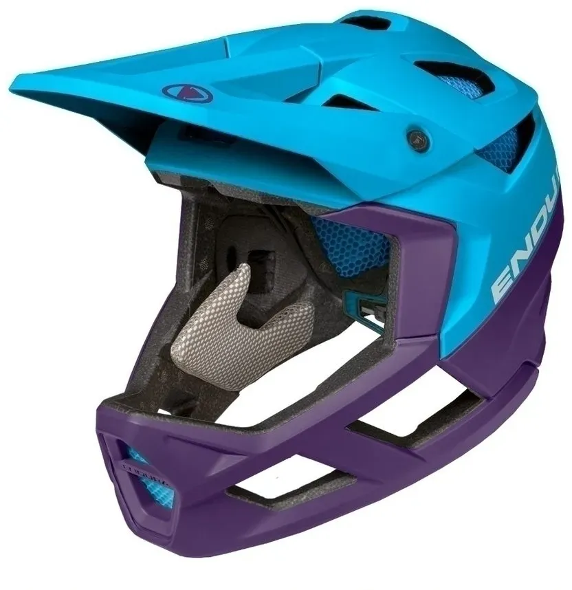 Endura MT500 Full Face Helmet L/XL electric blue