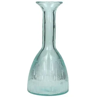 LB H&F Lilienburg Tischvase Vase Blumenvase Tischvase Glas edel modern Design Tischdeko (Hochzeit silber Dekovase schmal schlank hoch Glasvase Solifleur Tischdekoration dünn Blumen Blumenstrauß Hochzeit Wohnzimmer klein Shabby Vintage Hygge Used Look) weiß