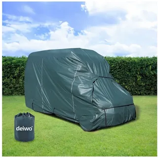 deiwo Wohnmobilschutzhülle Essential Wohnmobil Schutzhülle 730x235x275cm Abdeckplane Abdeckung (Packung) grün