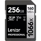 Lexar SDXC Card 256GB Professional 1066x UHS-I V30 U3 (256 GB, SDXC, U1, UHS-I), Speicherkarte, Schwarz