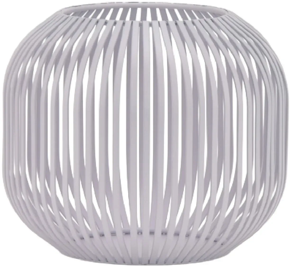 LC Home Lunaro M Windlichtkorb Metall lila – Dekolaterne, Teelichthalter & Kerzenhalter –21x21x17cm