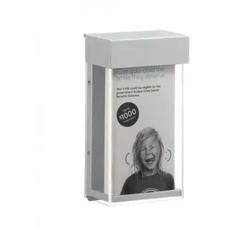 Indisplay® Prospektbox, Flyerbox DIN lang »Shieldbox«