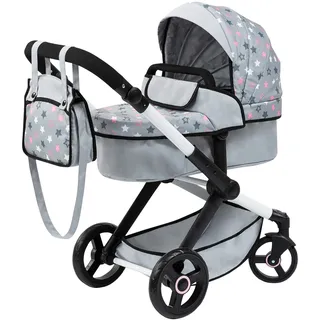 Bayer Kombi-Puppenwagen Xeo, grau