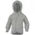 Engel Naturtextilien Engel Baby Jacke mit Kapuze Wollfleece Hellgrau melange 50/56