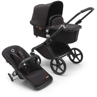 Bugaboo Fox Cub mit Liegeaufsatz und Sitz black/midnight black