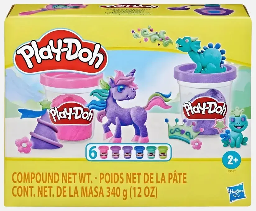 Glitzerknete 6er Set - mehrfarbig