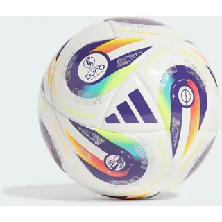 Adidas Womens Euros 2025 Official Football, White/Pantone/Pantone/Lucid Lemon, 5