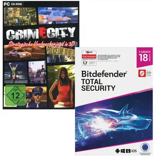 Bitdefender Total Security 5 Geräte + Crime City