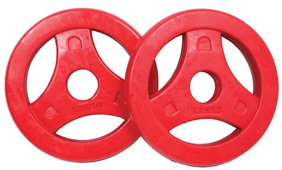 Tunturi Aerobic Hantelscheiben 0,5 bis 10 kg, 1,25 kg