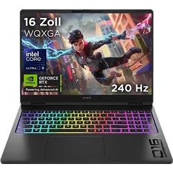 HP OMEN MAX Gaming Laptop 16-ah0393ng - 16 Zoll Intel® CoreTM Ultra 9 275HX 32 GB 1 TB NVIDIA GeForce RTXTM 5080 Windows 11 Home