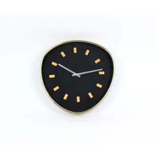 VOSS Design Wanduhr Retrospective Messing-Schwarz